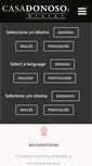 Mobile Screenshot of casadonoso.cl